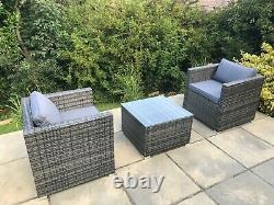 10 Seater Rattan Sofa Set Rattan Garden Furniture Patio Set 2 FREE COVERS