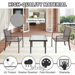 2 Person Garden Furniture Patio Set Table, 2 Chairs & Table, Outdoor Furniture