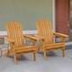 2 X Adirondack Chair Outdoor Seating Sun Lounger Garden Furniture Patio Armchair