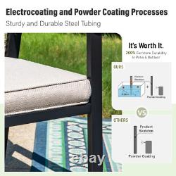 2x Patio Chair Rattan Chair Dining Chair Garden Furniture Wicker Chair WithCushion