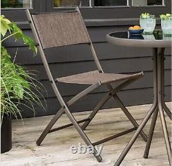 3 PIECE BISTRO SET GARDEN FURNITURE OUTDOOR PATIO DINING 2 SEATER. New