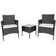 3 Piece Rattan Garden Furniture Sets Outdoor Patio Furniture Chairs Sofa Table