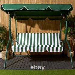 3 Seater Swing Bench Garden Furniture Set Outdoor Canopy Patio Sofa Seat Hammock