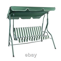 3 Seater Swing Bench Garden Furniture Set Outdoor Canopy Patio Sofa Seat Hammock