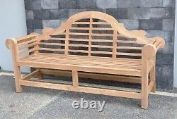 3 Seater Teak Wooden Garden Bench Outdoor Patio Seat Chair Lutyen Wood Furniture