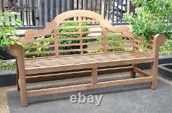 3 Seater Teak Wooden Garden Bench Outdoor Patio Seat Chair Lutyen Wood Furniture