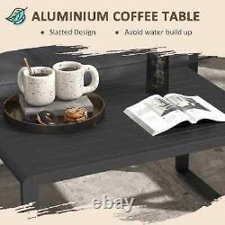 4 Piece Aluminium Garden Dining Set Outdoor Patio Furniture with Cushions Included