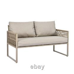 4 Seater Garden Lounge Set Patio Conservatory Outdoor Furniture Sofa Table Set