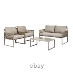 4 Seater Garden Lounge Set Patio Conservatory Outdoor Furniture Sofa Table Set