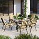 6 Seater Garden Dining Table And Chairs Outdoor Patio Furniture Set Seat Cushion