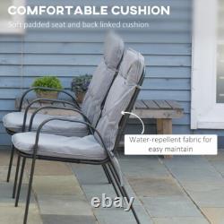6 Seater Garden Dining Table and Chairs Outdoor Patio Furniture Set Seat Cushion