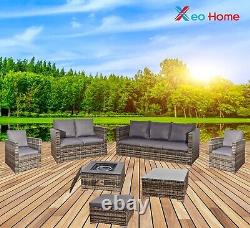 8 Seater Rattan Sofa Set Garden Furniture Patio Outdoor Indoor backyard Balcony