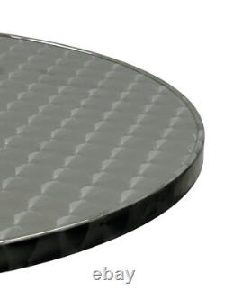Aluminium Garden Patio Furniture 2 Aluminium Chairs & 1 Round Aluminium Table
