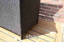 BIRCHTREE Garden Furniture Rattan Storage Box Woven Chest Patio Outdoor PE RSB01