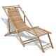 Bamboo Deck Chair With Footrest Furniture Patio Garden Beach Yard Outdoor Vidaxl