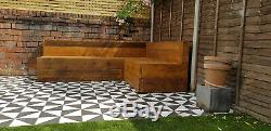 Bespoke Garden Patio Furniture Outdoor Seating Wooden Reclaimed Wood Rustic Seat