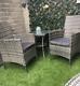 Bistro Table And Chairs 2 Seater Patio Furniture Rattan Garden Coffee Wicker Set