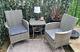 Bistro Table And Chairs 2 Seater Patio Furniture Rattan Garden Coffee Wicker Set