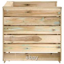 CIADAZ 2 Piece Garden Pallet Set, Garden Furniture, Furniture, Patio L0F4