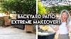 Diy Backyard Makeover Outdoor Patio Transformation