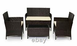 Evre Rattan Outdoor Garden Furniture Set Conservatory Patio (sealed Return)