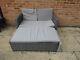 Evre Rattan Patio Garden Furniture Grey Love Bed 2 Seater Used Buyer Collects