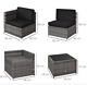 Extra Large Garden Furniture Outdoor Corner Sofa Patio Set Wicker Lounge Couch