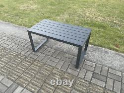 Fimous Aluminium Outdoor Garden Furniture Set Patio Corner Sofa Coffee Table Set