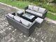 Fimous Outdoor Rattan Garden Furniture Set Patio Sofa Set With Side Coffee Table