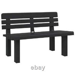 Garden Bench Two Seater with Backrest Outdoor Patio Furniture