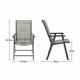 Garden Bistro Patio Furniture Folding Table Chairs Outdoor Indoor Break Tea Set