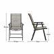 Garden Bistro Patio Furniture Folding Table Chairs Outdoor Indoor Break Tea Set