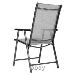 Garden Bistro Patio Furniture Folding Table Chairs Outdoor Indoor Break Tea Set