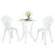 Garden Bistro Set Aluminum Patio Table With 2 Chairs Outdoor Furniture Set