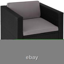 Garden Furniture Chairs Rattan Decking Chair Set Outdoor Patio Seat Cushions