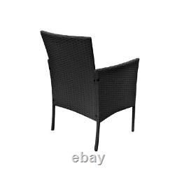 Garden Furniture Rattan 4pc Table & Chair 4 piece Sets Sofa Outdoor Patio Seater