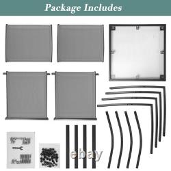 Garden Furniture Set 3 Piece Outdoor Patio Chairs & Glass Table Balcony Bistro