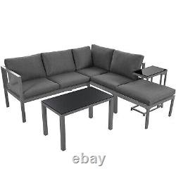 Garden Furniture Set Lounge Set Corner Sofa Table Outdoor Patio Conservatory