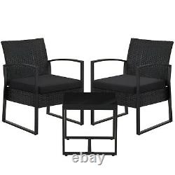 Garden Furniture Set Patio Set Outdoor Patio Furniture 2Chairs 1Table GGF010B02