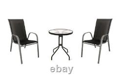 Garden Furniture Table and Chairs 3 Piece or Separate Set Patio Outdoor Seating