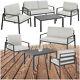 Garden Furniture Table And Chairs Sofa Set Outdoor Patio Aluminium Lounge Sets