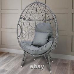 Garden Life Egg Chair Outdoor Rattan Patio Furniture Indoor Home Cushion Seat
