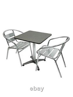 Garden Patio Furniture, Aluminium Garden Furniture Sets 2 x Chairs & 1 x Table