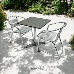 Garden Patio Furniture, Aluminium Garden Furniture Sets 2 x Chairs & 1 x Table