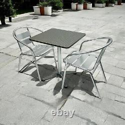 Garden Patio Furniture, Aluminium Garden Furniture Sets 2 x Chairs & 1 x Table