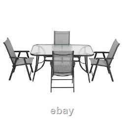 Garden Patio Furniture Bistro In Outdoor Clear Black Table Rattan Chair Seater