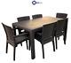 Garden Patio Furniture Set6 Seater Chairs Table Outdoor Bistro Set Rattan Style