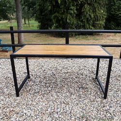 Garden Patio Furniture Table & Bench Set The Canterbury Rectangular 5 Piece