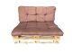 Garden Patio Pallet Furniture Cushion Seating, Backrest Set, Reversible Cushion