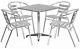 Garden Patio Sets, Aluminium Furniture Sets, Cafe Furniture 4 Chairs & 1 Table